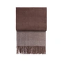 Elvang - Horizon Blanket, 130 x 200 cm, plum / cognac
