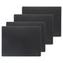 Lind DNA - Placemat Square L , 35 x 45 cm, Bull black (set of 4)
