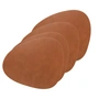 Lind DNA - place mat Curve L, Bull natural (set of 4)
