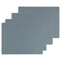 Lind DNA - Placemat Square L , 35 x 45 cm, Nupo light blue (set of 4)