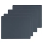 Lind DNA - Placemat Square L , 35 x 45 cm, Nupo dark blue (set of 4)