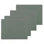 Lind DNA - Placemat Square L , 35 x 45 cm, Nupo pastel green (set of 4)