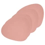 Lind DNA - Place mat Curve L, Nupo rose (set of 4)