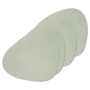 Lind DNA - Place mat Curve L, Nupo olive green (set of 4)