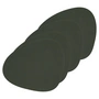 Lind DNA - Place mat Curve L, Nupo dark green (set of 4)