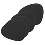 Lind DNA - Place mat Curve L, Nupo black (set of 4)