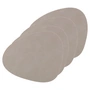 Lind DNA - Place mat Curve L, Nupo light grey (set of 4)