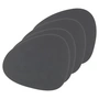 Lind DNA - Place mat Curve L, Nupo anthracite (set of 4)