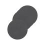 Lind DNA - Glass coaster round Ø 10 cm, Nupo anthracite (set of 4)