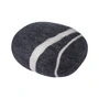 myfelt - Pebble pouf Hugo XL, dark gray mottled