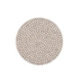 myfelt - Béla seat cushion Ø 36 cm, beige mottled