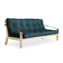 Karup Design - Poetry Sofa bed, natural pine / petrol blue