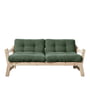 Karup design - Step sofa, natural pine / olive green