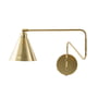 House doctor - Game wall lamp l 70 cm, brass