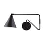 House doctor - Game wall lamp l 70 cm, black