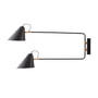 House Doctor - Club wall lamp, double / black
