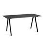 HAY - Copenhague CPH10 2. 0 Table, 160 x 80 cm, black stained oak / black linoleum