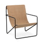 ferm Living - Desert Lounge Chair, black / solid