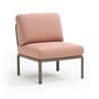 Nardi - Komodo Modular sofa center element, tortora / pink quarzo