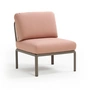 Nardi - Komodo Modular sofa center element, tortora / pink quarzo