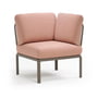 Nardi - Komodo Modular sofa corner element, tortora / pink quarzo