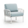 Nardi - Komodo Poltrona armchair, white / ice blue