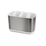 Joseph Joseph - EasyStore Steel Toothbrush holder, large / white