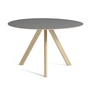 HAY - Copenhague CPH20 2.0 Table Ø 120 cm, lacquered oak / gray linoleum
