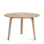 HAY - Bella Coffee table Ø 60 cm / H 39 cm, matt lacquered oak