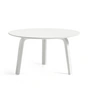 HAY - Bella Coffee table, Ø 60 cm / H 32 cm, white lacquered oak