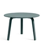 HAY - Bella Coffee table, Ø 60 cm / H 39 cm, oak brunswick green stained