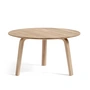 HAY - Bella Coffee table, Ø 60 cm / H 32 cm, matt lacquered oak