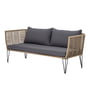 Bloomingville - Mundo Sofa with cushion, brown / grey