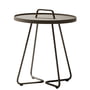 Cane-line - On-the-move Side table Outdoor, Ø 52 x H 60 cm, taupe