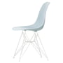Vitra - Eames Plastic Side Chair DSR RE, white / ice gray (white felt glides)