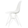 Vitra - Eames plastic side chair dsr, white / white (felt glides white)