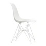 Vitra - Eames plastic side chair dsr, white / white (felt glides white)
