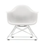 Vitra - Eames Plastic Armchair LAR, white / white (felt glides basic dark)