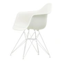 Vitra - Eames Plastic Armchair DAR, white / white (felt glides white)