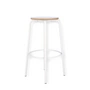 Jan kurtz - Paris bar stool h 65 cm, white