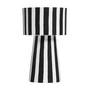 OYOY - Toppu cachepot Ø 15 x H 24 cm, black / white