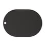 OYOY - Ribbo Placemat oval, black (set of 2)
