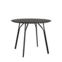 Woud - Tree table ø 90 cm, table top charcoal / legs black