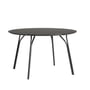 Woud - Tree table ø 120 cm, table top charcoal / legs black