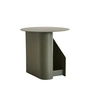 Woud - Sentrum Side table, Ø 40 x H 36 cm, dusty green