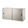 String - Cupboard module with sliding doors, 78 x 20 cm, beige