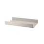 String - Metal shelf with high edge, 58 x 30 cm, beige