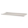 String - Metal shelf with low edge, 78 x 30 cm, beige