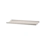 String - Metal shelf with low edge, 58 x 20 cm, beige