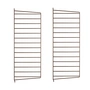 String - Wall ladder for String Shelf 75 x 30 cm (set of 2), brown
